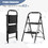 Costway 13462897 2-Step/3-Step Ladder with Wide Anti-Slip Pedal-2-Step