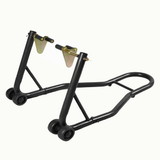 Costway 39015847 Motorcycle Stand Front Wheel Lift Fork Swingarm Stands Forklift-Black