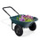 Costway 90472165 2 Tire Wheelbarrow Garden Cart Heavy-duty Dolly Utility Cart-Green