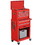 Costway 17259386 Rolling Cabinet Storage Chest Box Garage Toolbox Organizer-Red