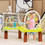 Costway 28549163 3-in-1 Baby Activity Center with 3-position for 0-24 Months-Green