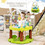 Costway 28549163 3-in-1 Baby Activity Center with 3-position for 0-24 Months-Green
