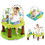Costway 28549163 3-in-1 Baby Activity Center with 3-position for 0-24 Months-Green