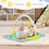 Costway 28549163 3-in-1 Baby Activity Center with 3-position for 0-24 Months-Green