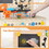 Costway 94521738 Pretend Play Workbench with Tools Set and Realistic Accessories