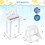 Costway 36791824 31 Keys Kids Piano Keyboard with Stool and Piano Lid-White