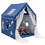 Costway 89526147 Large Kids Play Tent with Removable Cotton Mat-Blue