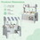 Costway 14527893 Double Sided Kids Pretend Kitchen Playset with 2-Seat Cafe-Gray