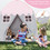 Costway 90281547 Portable Indoor Kids Play Castle Tent-Pink