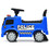 Costway 85143796 Mercedes Benz Kids Ride On Push Licensed Police Car-Blue
