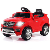 Costway 07689523 6V Mercedes Benz Kids Ride on Car with MP3+RC-Red