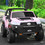 Costway 36498172 2*12V Licensed Toyota Hilux Ride On Truck Car 2-Seater 4WD with Remote Pink