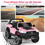 Costway 36498172 2*12V Licensed Toyota Hilux Ride On Truck Car 2-Seater 4WD with Remote Pink