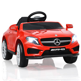 Costway 21064389 12V Electric Kids Ride On Car with Remote Control-Red
