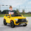 Costway 68927543 12V Kids Ride on Car with 2.4G Remote Control-Yellow