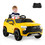 Costway 68927543 12V Kids Ride on Car with 2.4G Remote Control-Yellow