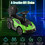 Costway 63785912 3-in-1 Licensed Lamborghini Ride on Push Car with Handle Guardrail-Green