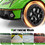 Costway 63785912 3-in-1 Licensed Lamborghini Ride on Push Car with Handle Guardrail-Green