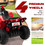 Costway 28345971 12V Kids Ride On ATV with High/Low Speed and Comfortable Seat-Red