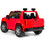 Costway 36207459 12V 2-Seater Licensed GMC Kids Ride On Truck RC Electric Car with Storage Box-Red