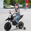 Costway 36592748 Aprilia Licensed Kids Ride On Motorcycle with 2 Training Wheels-White