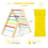 Costway 89574163 3-in-1 Wooden Climbing Triangle Set Triangle Climber with Ramp-Multicolor