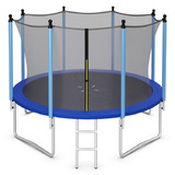 Costway 28607195 Outdoor Trampoline with Safety Closure Net-12 ft