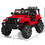 Costway 17230984 12V Kids Remote Control Riding Truck Car with LED Lights-Red