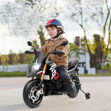 Costway 67524013 Aprilia Licensed 12V Kids Ride-On Motorcycle-Black