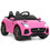 Costway 85064279 12V Jaguar F-Type SVR Licensed Kids Ride On Car-Pink