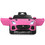 Costway 85064279 12V Jaguar F-Type SVR Licensed Kids Ride On Car-Pink