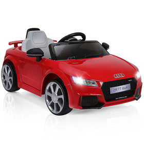 Costway 35498720 12 V Kids Electric Remote Control Riding Car-Red