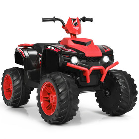 Costway 31950284 12V Kids 4-Wheeler ATV Quad Ride On Car -Red