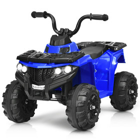 Costway 63781094 6V Battery Powered Kids Electric Ride on ATV-Blue