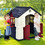 Costway 61253490 Kid's Playhouse Pretend Toy House For Boys and Girls 7 Pieces Toy Set-Blue