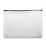 Sample Zipper Pouch with Lining, Canvas Favor Bag, 6-3/4 x 4-1/4 Inch