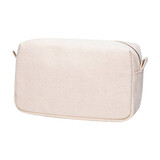 Aspire Canvas Makeup Bag Blank Portable Clutch Vintage Style Zipper Cosmetic Pouch