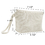 Aspire 60-Pack Cotton Canvas Makeup Pouches Natural, DIY Zipper Bags 7 1/2" x 4 1/4" x 2"