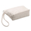 Aspire 60-Pack Cotton Canvas Makeup Pouches Natural, DIY Zipper Bags 7 1/2" x 4 1/4" x 2", Christmas Gift Bag