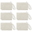 Aspire 60-Pack Cotton Canvas Pouches, Natural Wristlet Bag 6 3/4 x 4 3/4 Inches