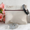 Aspire 12 Pieces DIY Cotton Canvas Zipper Pouch, 6 11/16 x 5 7/8 Inch Storage Bag