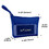 Aspire Cotton Canvas Makeup Bag with Wrist Strap & Lining