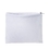 Aspire 30-Pack Cotton Canvas Cosmetics Bags, 9.5 x 8 Inches Zipper Bags - White