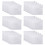Aspire 30-Pack White Cotton Canvas DIY Craft Zipper Bags for Makeup Toiletry Stationary Storage, 9.5 x 8 Inches