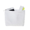 Aspire 30-Pack Canvas Zipper Bags, Blank Pouches for School DIY Project, 7-1/2 x 5-1/8 x 1-1/2 Inch - White