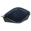 Aspire 30-Pack Canvas Zipper Bags, 7" x 5" Cosmetic Bag - Black