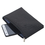 Aspire 30-Pack Canvas Zipper Bags, 7" x 5" Cosmetic Bag - Black
