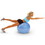 Tone Fitness HHE-TN065 Anti-Burst Gym Ball, Blue, 65 cm