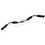 CAP MBR-228R Curl Bar with Rubber Handgrips and Revolving Hanger, 28 in
