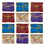 Aspire 120 PCS Jewelry Pouches Bulk Assorted Colors, 4" x 3" Zipper Purse Gift Bags, Snap Closure